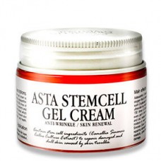 Омолаживающий гель-крем для лица со стволовыми клетками растений Graymelin Asta Stemcell Anti-Wrinkle Gel Cream