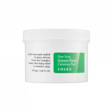 Успокаивающие пэды для чувствительной кожи COSRX One Step Green Hero Calming Pad