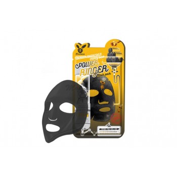 Увлажняющие тканевые маски Elizavecca Deep Power Ringer Mask Pack - С чёрными углём и медом.