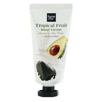 Крем для рук с маслами ши и авокадо FarmStay Tropical Fruit Avocado & Shea Butter Hand Cream