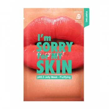 Очищающая маска с черным углем I`m Sorry For My Skin pH5.5 Jelly Mask-Purifying (Lips)