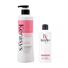 Восстанавливающий шампунь для поврежденных волос с секущимися концами KERASYS Hair Clinic System Damage Care Repairing Shampoo 180ml