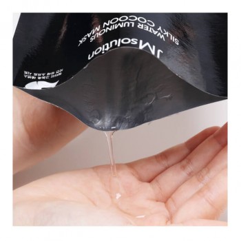 Маска для упругости кожи с протеинами шелка JMsolution Water Luminous Silky Cocoon Mask Black