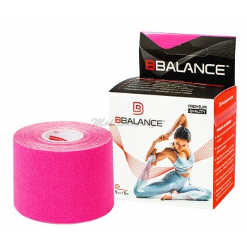 Кинезио тейп BBTape 5см × 5м розовый