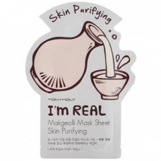 Молочная очищающая маска TONY MOLY I’m Real Makgeolli Mask Sheet Skin Purifying