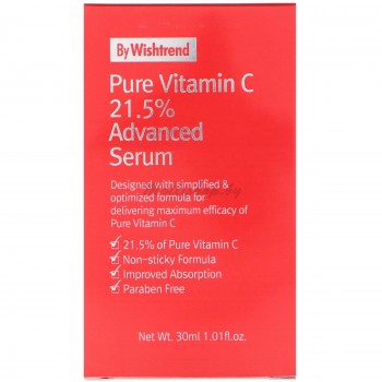 Концентрированная сыворотка с витамином С By Wishtrend Pure Vitamin C 21.5% Advanced Serum