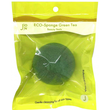 Спонж конняку J:ON ЗЕЛЕНЫЙ ЧАЙ ECO-Sponge Green Tea