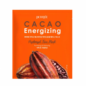 Тонизирующая гидрогелевая маска для лица с какао Petitfee Cacao Energizing Hydrogel Face Mask