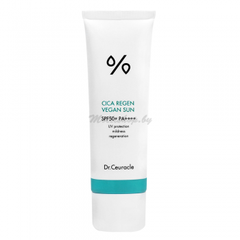 Солнцезащитный веганский крем с центеллой Dr.Ceuracle Cica Vegan Sun Gel SPF 50 PA++++ 