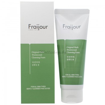 Очищающая пенка с полынью для проблемной кожи Fraijour Original Herb Wormwood Cleansing Foam