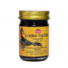 Черный тайский бальзам с ядом скорпиона Scorpion Thai Balm от Banna