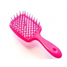Расческа для волос фукия холодная Janeke Superbrush Rosa Fluorescente