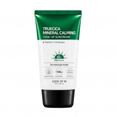 Солнцезащитный крем с эффектом тонап TRUECICA MINERAL CALMING TONE-UP SUNCREAM 50мл 50PA++++