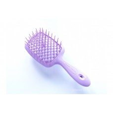 Расческа для волос лиловая с лиловыми зубчиками Janeke Superbrush