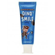 Детская гелевая зубная паста со вкусом печенья Consly Орео Dino's Smile Kids Gel Toothpaste Chocolate cookie