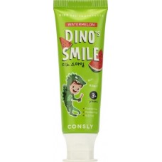 Детская гелевая зубная паста со вкусом арбуза Consly Dino's Smile Kids Gel Toothpaste Watermelon