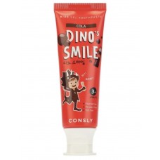 Детская гелевая зубная паста со вкусом колы Consly Dino's Smile Kids Gel Toothpaste Cola