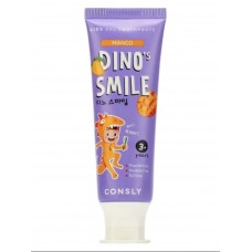 Детская гелевая зубная паста со вкусом манго Consly Dino's Smile Kids Gel Toothpaste Mango