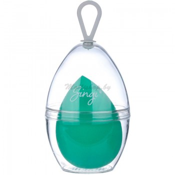 Спонж для нанесения макияжа в форме яйца Singi Green Sponge 1 шт