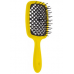 РАСЧЁСКА черная жёлтая JANEKE SUPERBRUSH WITH SOFT MOULDED TIPS