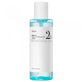 Мягкий отшелушивающий тонер с салициловой кислотой Anua BHA 2% Gentle Exfoliating Toner