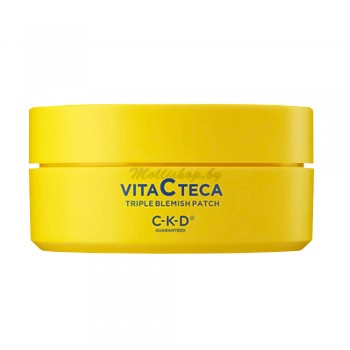 Осветляющие патчи для глаз с витамином С CKD Vita C Teca Triple Blemish Patch