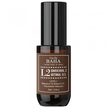 Антивозрастная сыворотка с бакучиолом и ретинолом Cos De Baha L2 Bakuchiol & Retinol Serum