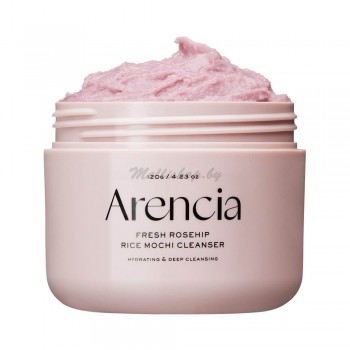 Очищающее средство с экстрактами алоэ и ромашки, шиповника Arencia Fresh Rosehip Rice Mochi Cleanser
