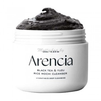 Очищающее средство с чёрным чаем и юдзу Arencia Black Tea & Yuzu Rice Mochi Cleanser