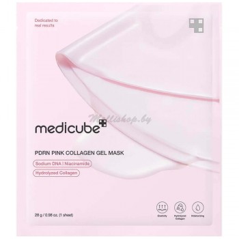 Гидрогелевая маска с ПДРН и коллагеном medicube PDRN Pink Collagen Gel Mask