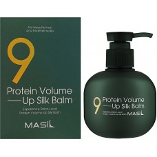 Несмываемый бальзам для увеличения объема 9 Protein Volume Up Silk Balm Masil 