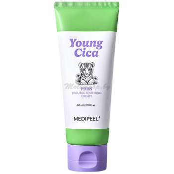 Успокаивающий крем с центеллой и ПДРН MEDIPEEL Young Cica PDRN Trouble Soothing Cream