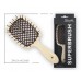 Расчёска для волос молочная с коричневыми зубчиками Janeke Superbrush 