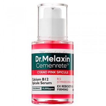 Сыворотка для лица с биоспикулами и витамином B12 Dr.Melaxin Cemenrete Cyano Pink Spicule Serum