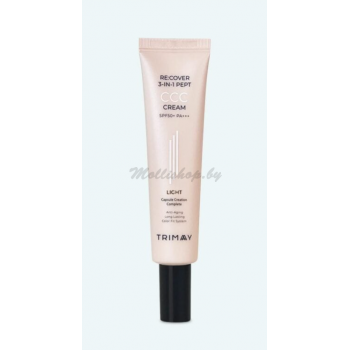 Многофункциональный CC-крем Trimay Re:cover 3-in-1 Pept CCC Cream Light SPF50+PA+++ 30ml