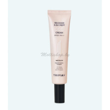 Многофункциональный сс крем Trimay Re:cover 3-in-1 Pept CCC Cream Medium SPF50+PA+++ 30ml