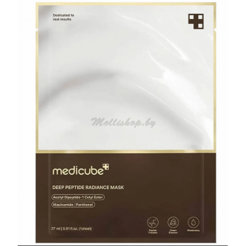 Маска тканевая с пептидами для сияния кожи medicube DEEP Peptide Radiance Mask