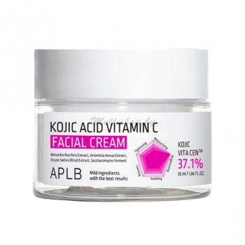 Крем для лица с койевой кислотой и витамином 55 ml APLB Kojic Acid Vitamin C Facial Cream