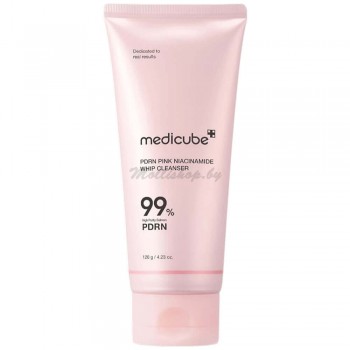 Пенка для умывания с ПДРН medicube PDRN Pink Niacinamide Whip Cleanser