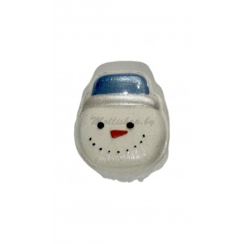 Бомбочка "Снеговик" с шимером Dusha