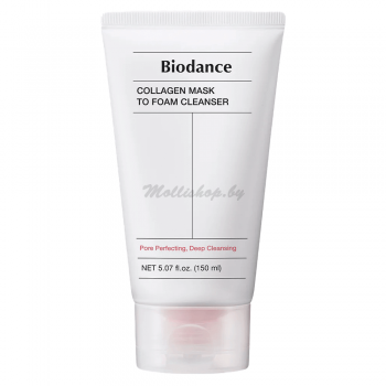 Коллагеновая маска-пенка для глубокого очищения Biodance Collagen Mask to Foam Cleanser