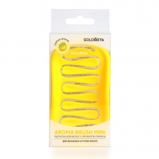 Расческа для сухих и влажных волос АРОМАТ ЛИМОНА МИНИ Solomeya Aroma Brush for Wet&Dry Hair Lemon Mi