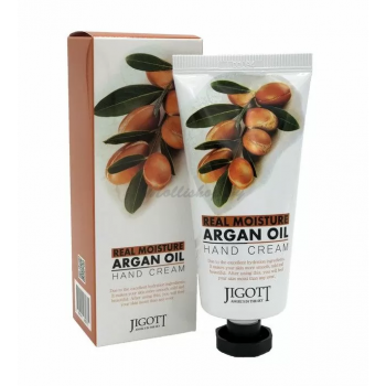 Крем для рук ТМ JIGOTT Real Moisture ARGAN OIL Hand Cream 