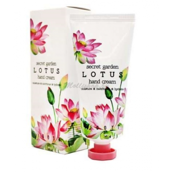 Крем для рук JIGOT Lotus с экстрактом лотоса, 100г.