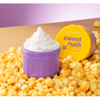 Баттер для тела с ароматом соленой карамели - Body butter purple toffee scent Spark&Glow 250мл