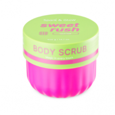 Скраб для тела с ароматом экзотических фруктов - Body scrub velvet haze scent Spark&Glow 400г