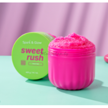 Скраб для тела с ароматом экзотических фруктов - Body scrub velvet haze scent Spark&Glow 400г