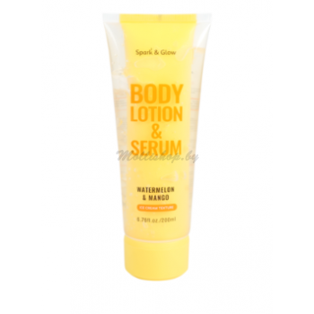 Лосьон для тела с ароматом арбуза и манго - Body lotion watermelon&mango Spark&Glow 200мл
