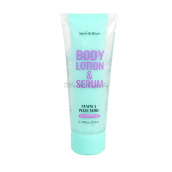  Лосьон для тела с ароматом папайи и персика - Body lotion papaya&peach skins Spark&Glow 200мл