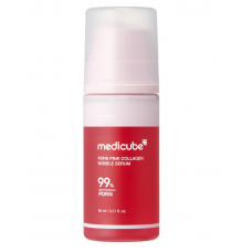 Пузырьковая сыворотка с ПДРН и коллагеном PDRN Pink Collagen Bubble Serum Medicube 95 мл
